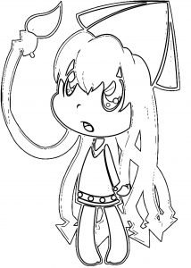Squid Girl Coloring Page 200