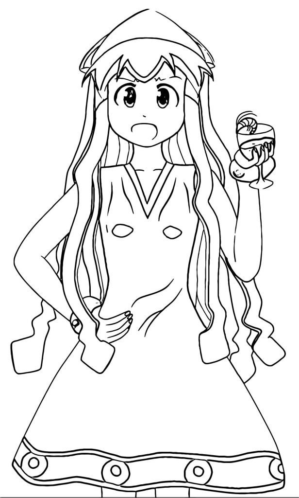 Squid Girl Coloring Page 202 - Wecoloringpage.com