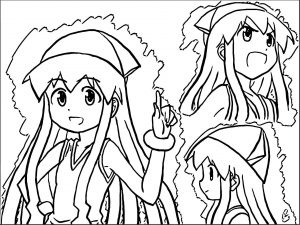 Squid Girl Coloring Page 203