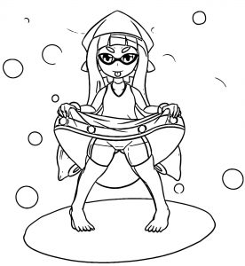 Squid Girl Coloring Page 330