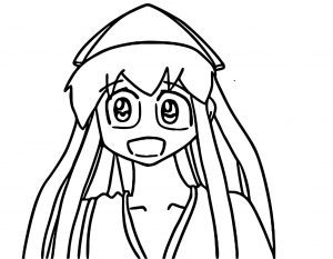 Squid Girl Doing El Chavo S Catchphrase Cartoon Coloring Page