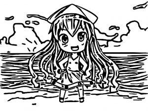 Squid Girl For Newspaperninja Commission Coloring Page