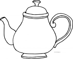 Teapot Good Coloring Page