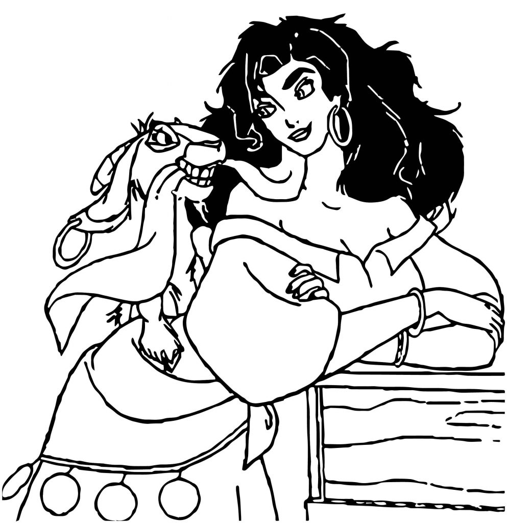 The Hunchback Of Notre Dame Esb Coloring Page - Wecoloringpage.com