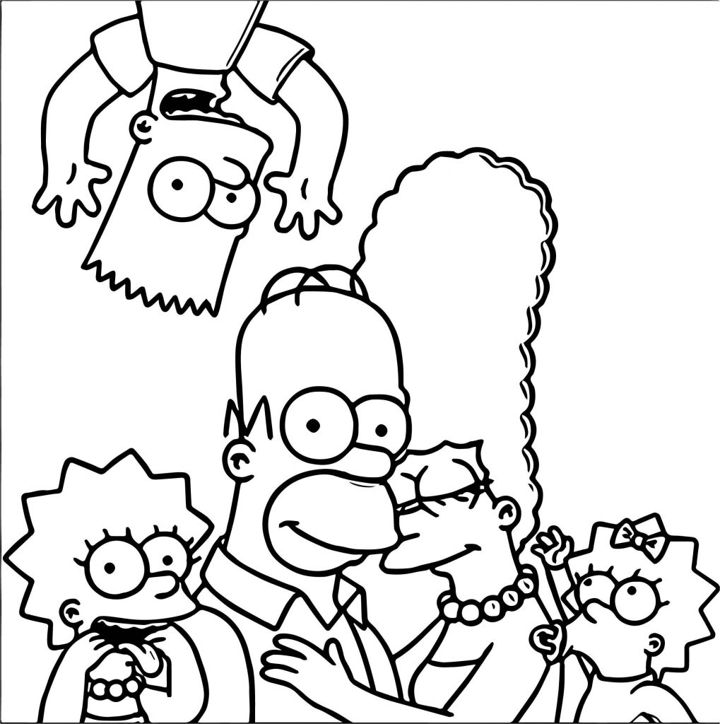 The Simpsons Coloring Page 026 - Wecoloringpage.com