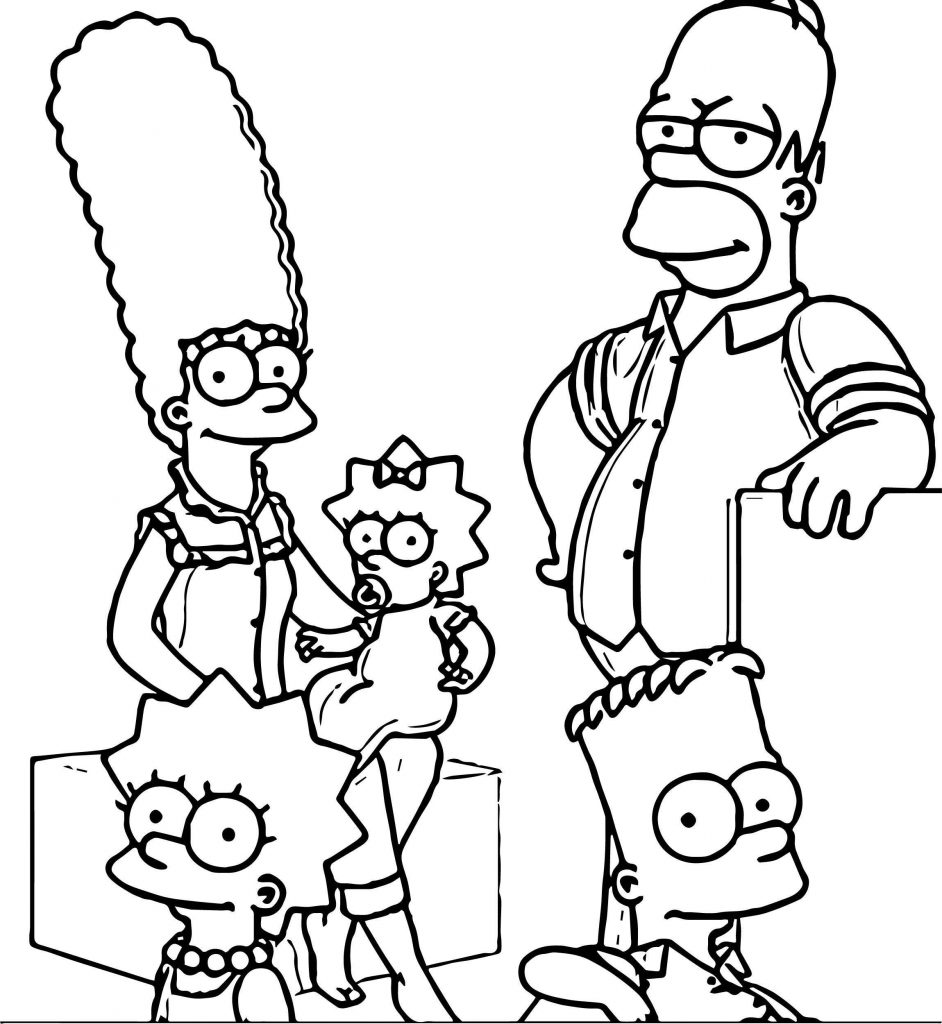 The Simpsons Coloring Page 031 - Wecoloringpage.com