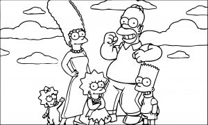 The Simpsons Coloring Page 053
