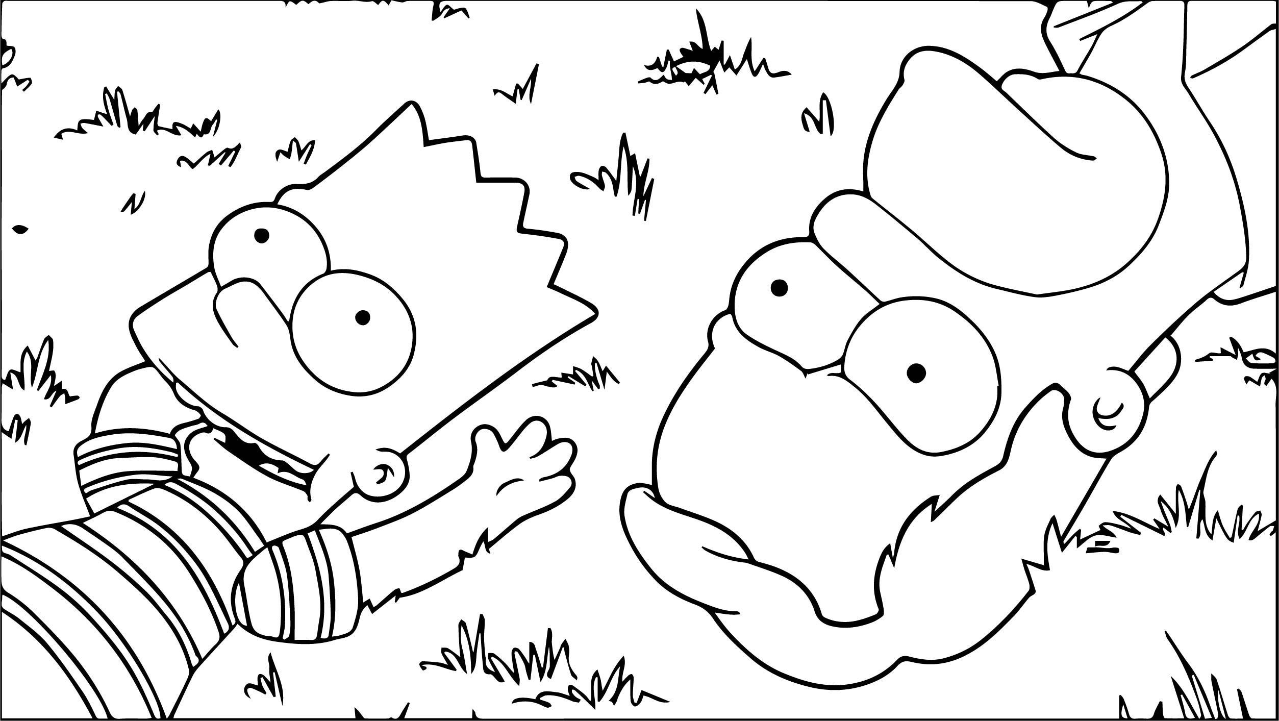 The Simpsons Coloring Page 056
