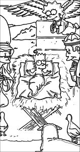 The Simpsons Coloring Page 058