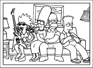 The Simpsons Coloring Page 115