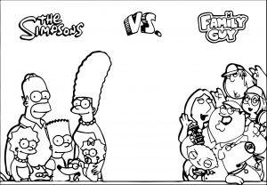 The Simpsons Coloring Page 123
