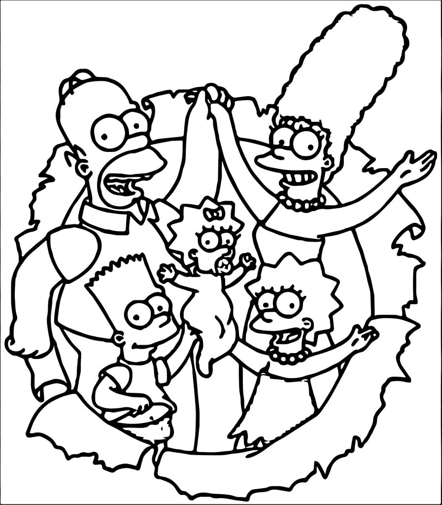 The Simpsons Coloring Page 168