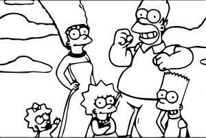 The Simpsons Coloring Page 171