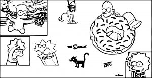 The Simpsons Coloring Page 176