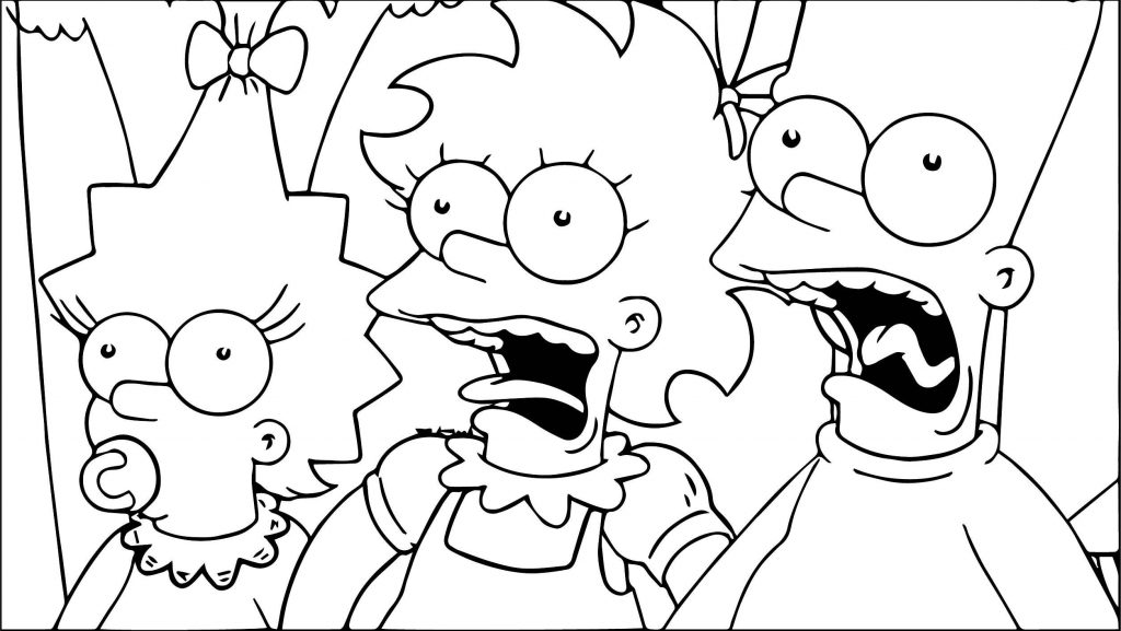 The Simpsons Coloring Page 178 - Wecoloringpage.com