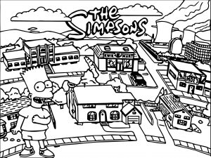 The Simpsons Coloring Page 185