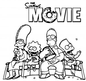 The Simpsons Coloring Page 190