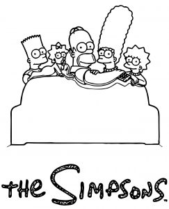 The Simpsons Coloring Page 242