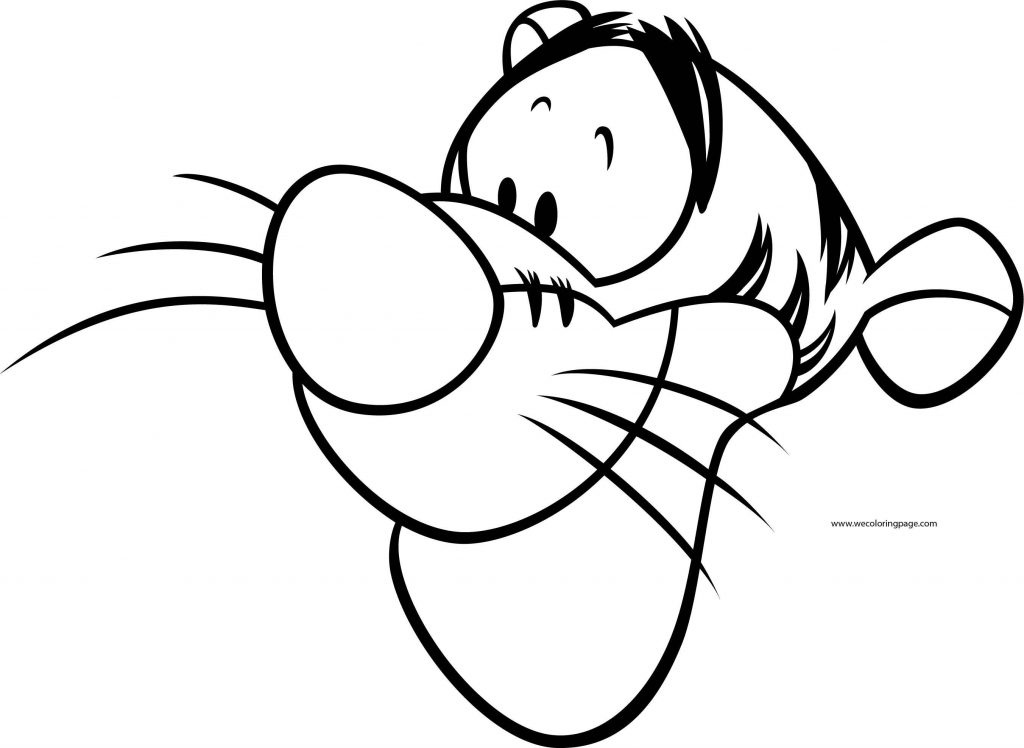 Salty Tigger Coloring Page | Wecoloringpage.com