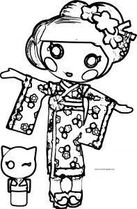 Yuki Kimono Lalaloopsy Coloring Page