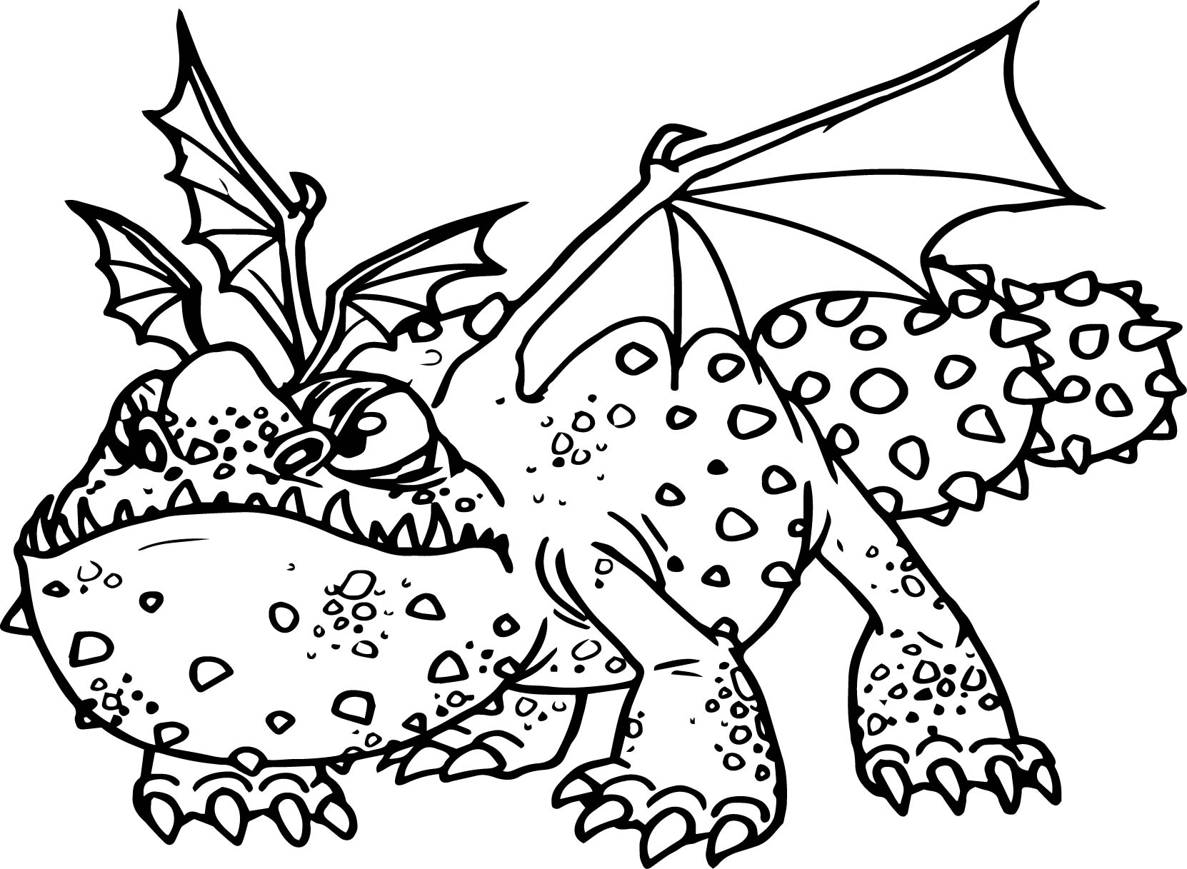 gronckle coloring pages 01