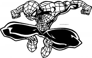 spider man big hd coloring page