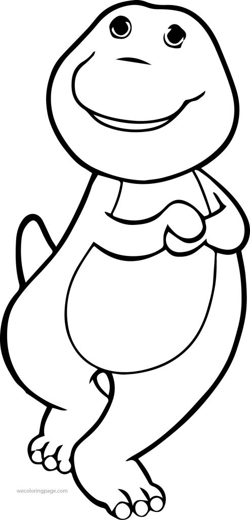 Barney And Friends Good Coloring Page - Wecoloringpage.com