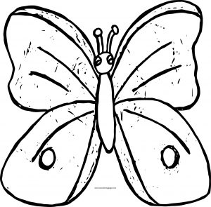 Butterfly Images Coloring Page