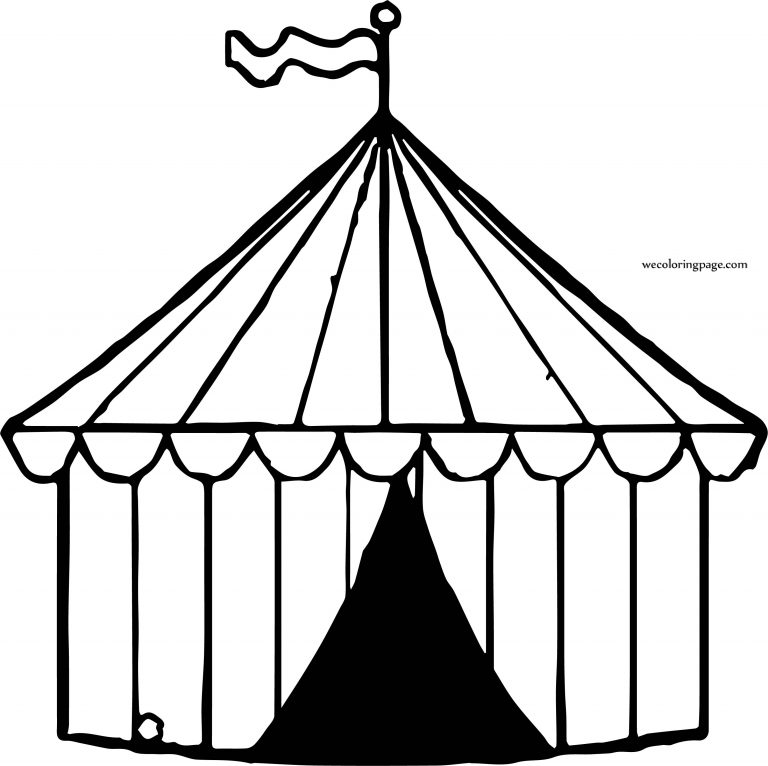 Circus Coloring Page Small - Wecoloringpage.com