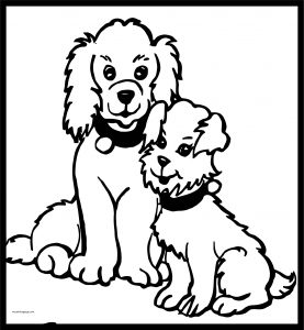 Dog Coloring Pages 007