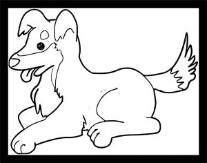 Dog Coloring Pages 062