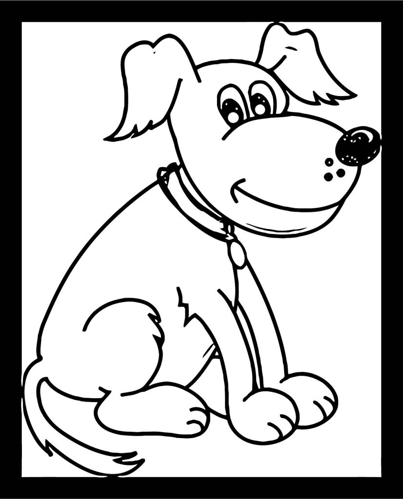 Dog Coloring Pages 063 | Wecoloringpage.com