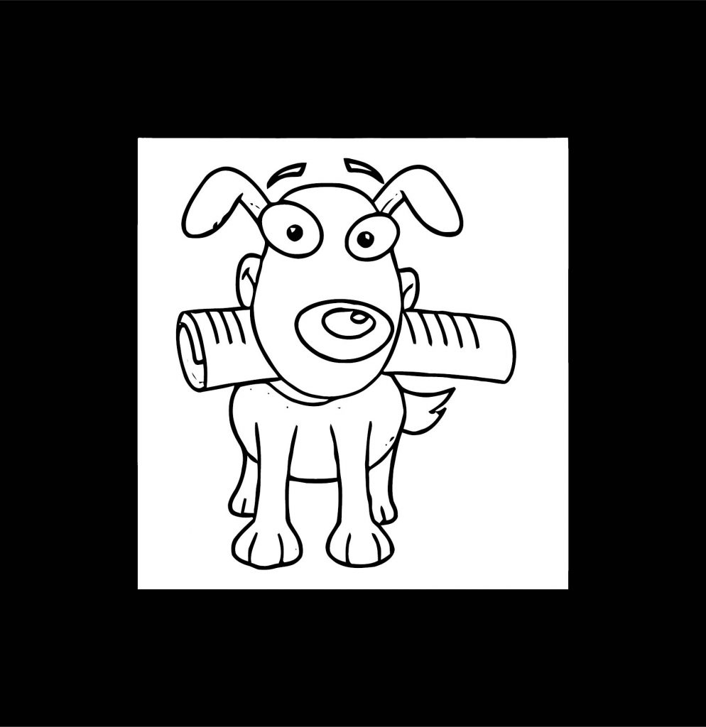 Dog Coloring Pages 038 - Wecoloringpage.com