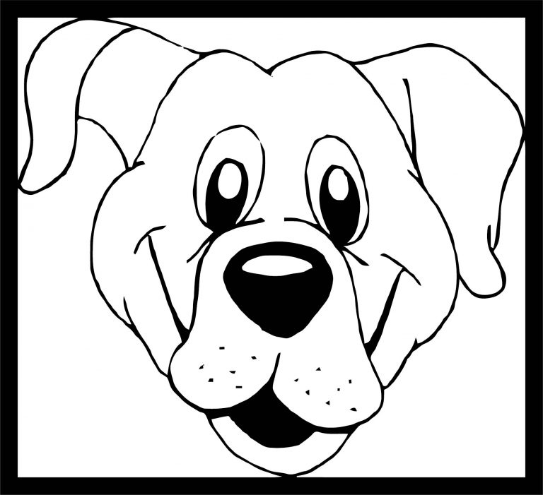 Dog Coloring Pages 012 | Wecoloringpage.com