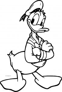 Donald Duck Coloring Page WeColoringPage 038