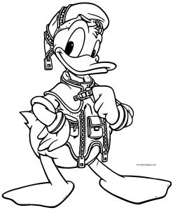 Donald Duck Coloring Page WeColoringPage 039