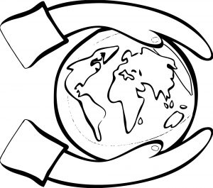 Earth Globe Coloring Page WeColoringPage 053