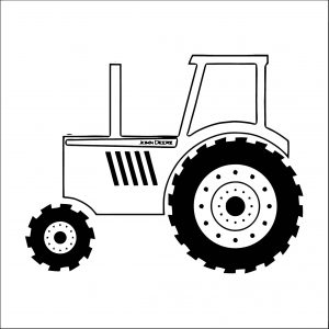 John Johnny Deere Tractor Coloring Page WeColoringPage 53