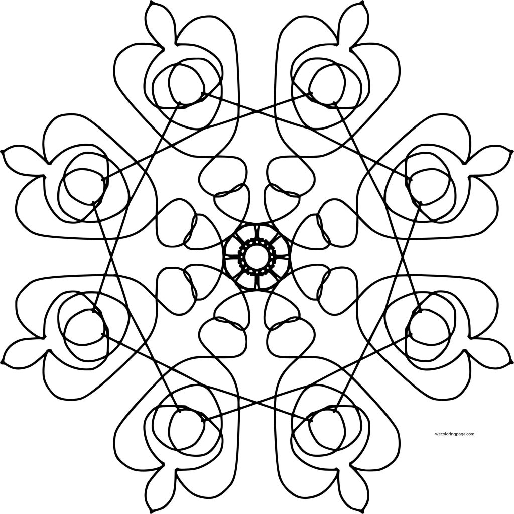 Mandala Shape Style Coloring Page 84 - Wecoloringpage.com