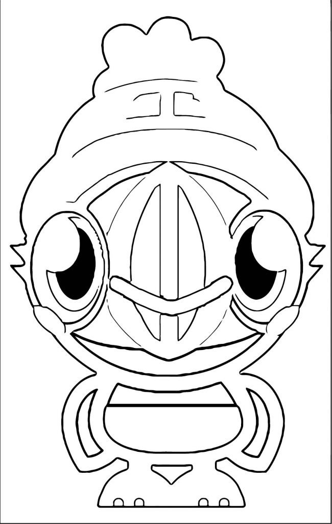 Moshi Monsters Cute Monkey Coloring Page | Wecoloringpage.com