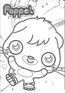 Moshi Monsters Poppet I1 Coloring Page