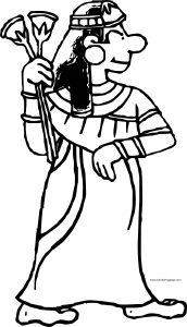 Plagues Of Egypt Woman Coloring Page
