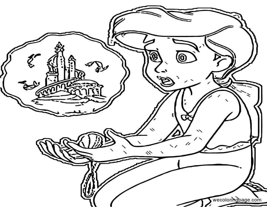 the little mermaid ariels beginning coloring pages for kids