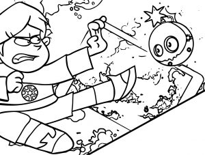 Ticky Rings Supernoobs Version Coloring Page