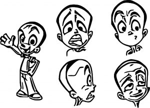 Character Design Sheet For A Cartoon Ish Style Ad Elementaledge Coloring Page