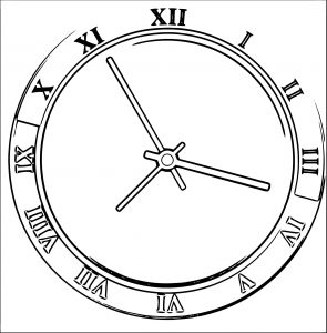 Clock Coloring Page WeColoringPage 058