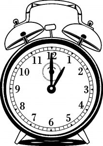 Clock Coloring Page WeColoringPage 071