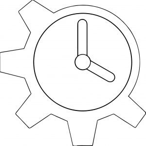 Clock Coloring Page WeColoringPage 113