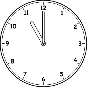 Clock Coloring Page WeColoringPage 133