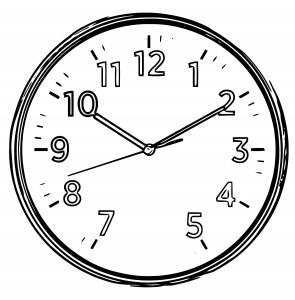 Clock Coloring Page WeColoringPage 150